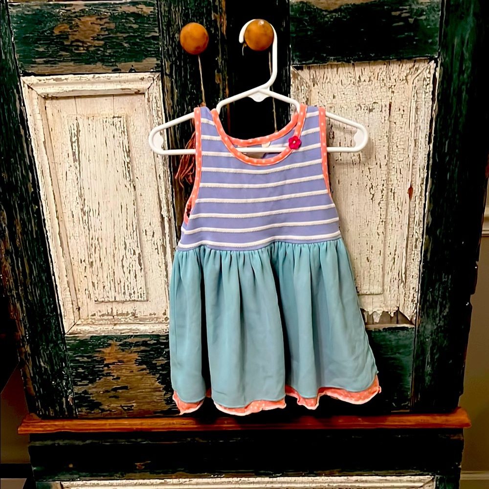 Matilda Jane Purple and White Sleeveless Sundress